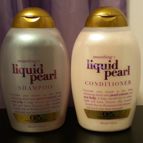 ogx Other - New OGX Smoothing + Liquid Pearl Shampoo &